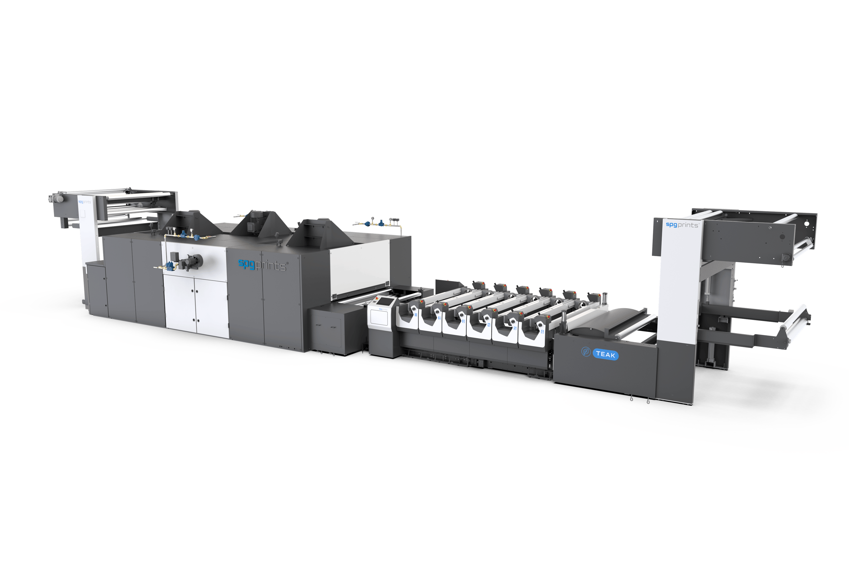 SPGPrints Rotary Screen Textile Printing Systems Teak